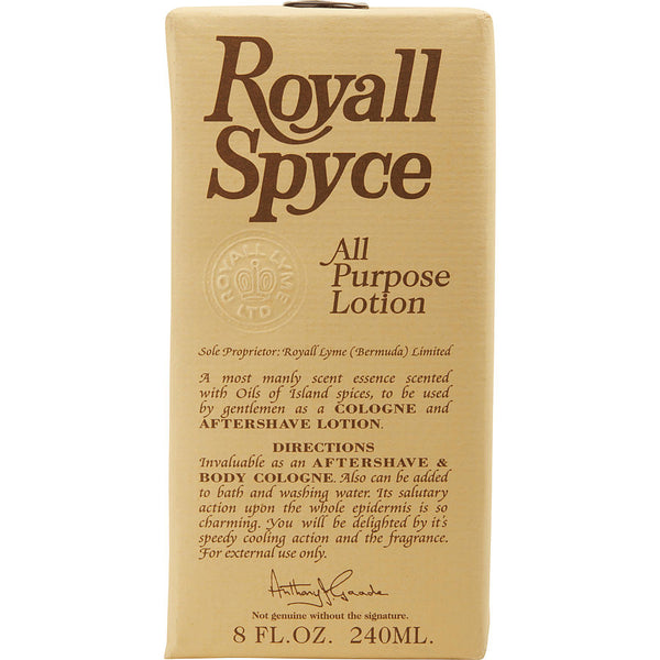 Royall Spyce Aftershave Lotion Cologne 8 oz