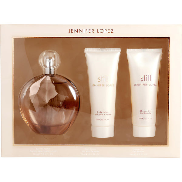 Still Jennifer Lopez - Eau De Parfum Spray 3.4 Oz & Body Lotion 2.5 Oz & Shower Gel 2.5 Oz