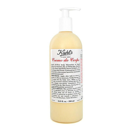 Kiehl's Creme De Corps Body Moisturizer With Pump 500ml/16.9oz