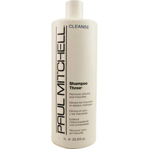 Paul Mitchell Shampoo Three Removes Chlorine And Impurities 33.8 oz