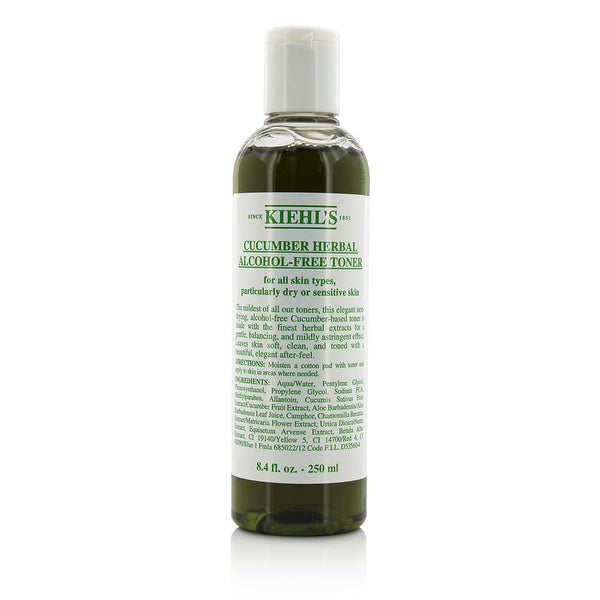 Kiehl's   Cucumber Herbal Alcohol Free Toner   For Dry or Sensitive Skin Types