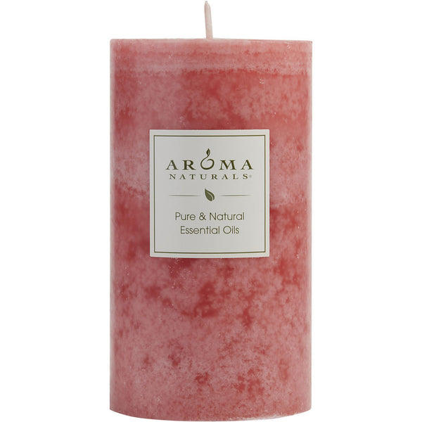 Romance Aromatherapy - One 2.75 X 5 Inch Pillar Aromatherapy Candle.  Combines The Essential Oils Of Ylang Ylang & Jasmine To Create Passion And Romance.  Burns Approx.