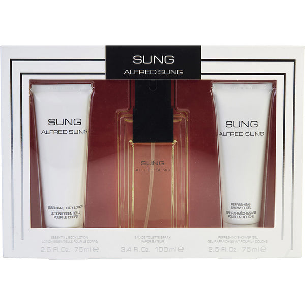 Sung - Edt Spray 3.4 Oz & Body Lotion 2.5 Oz & Shower Gel 2.5 Oz