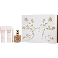 Fancy  - Eau De Parfum Spray 3.4 Oz & Body Lotion 3 Oz & Shower Gel 3 Oz & Eau De Parfum Spray 0.34 Oz Mini