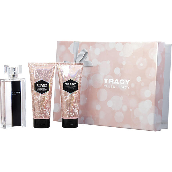 Tracy - Eau De Parfum Spray 2.5 Oz (New Bottle Design) & Body Lotion 3.4 Oz & Shower Gel 3.4 Oz