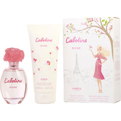 Cabotine Rose Edt Spray 3.4 Oz & Body Lotion