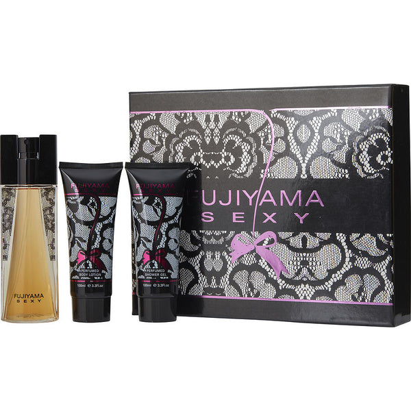 Fujiyama Sexy - Edt Spray 3.3 Oz & Body Lotion 3.3 Oz & Shower Gel 3.3 Oz