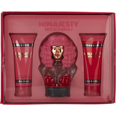 Nicki Minaj Minajesty - Eau De Parfum Spray 3.4 Oz & Body Lotion 3.4 Oz & Shower Gel 3.4 Oz