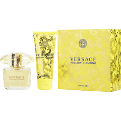 Versace Yellow Diamond   Edt Spray 3 Oz & Body Lotion