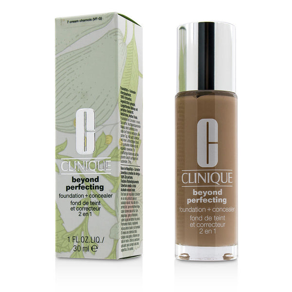 Clinique   Beyond Perfecting Foundation & Concealer   # 07 Cream Chamois (Vf g)