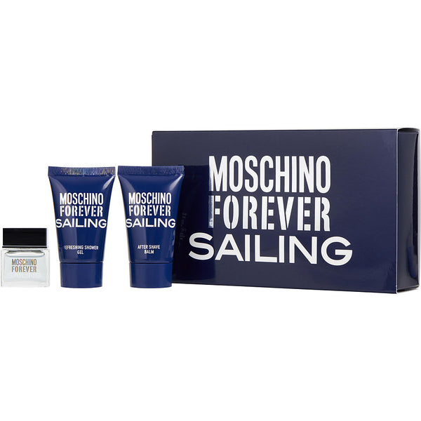 Moschino Forever Sailing - Edt 0.12 Oz Mini & Afterhave Balm 0.8 Oz & Shower Gel 0.8 Oz