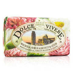 Nesti Dante   Dolce Vivere Fine Natural Soap   Pisa   White Magnolia, Apricot Blossom & Lilium