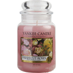 Yankee Candle   Fresh Cut Roses Scented Large Jar