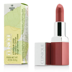 Clinique   Clinique Pop Lip Colour + Primer   # 18 Papaya Pop