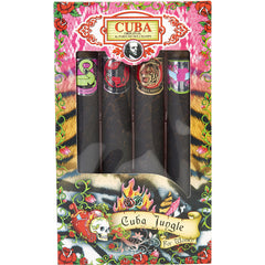 Cuba Variety - 4 Piece Variety With- Jungle/heartbreaker & Tiger & Zebra & Snake And All Are Eau De Parfum Spray 4 X 1.17 Oz