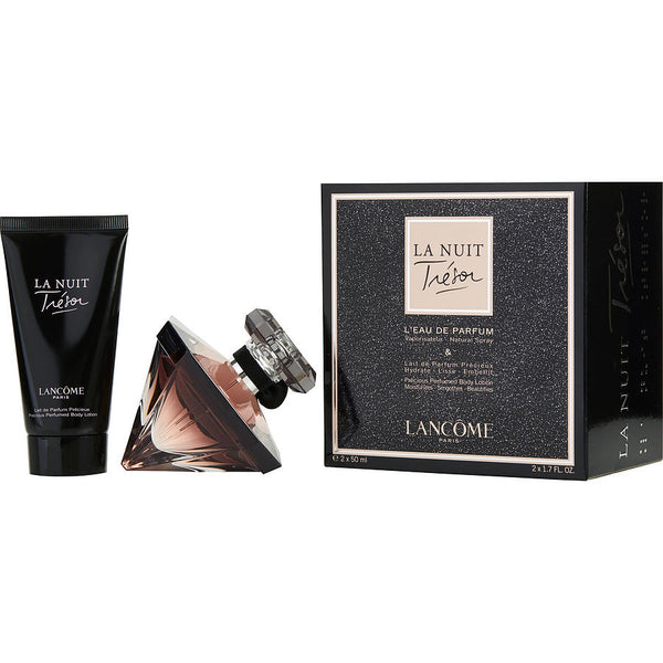 Tresor La Nuit - Eau De Parfum Spray 1.7 Oz & Body Lotion