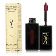 Yves Saint Laurent - Rouge Pur Couture Vernis A Levres Vinyl Cream Creamy Stain - # 409 Burgundy Vibes