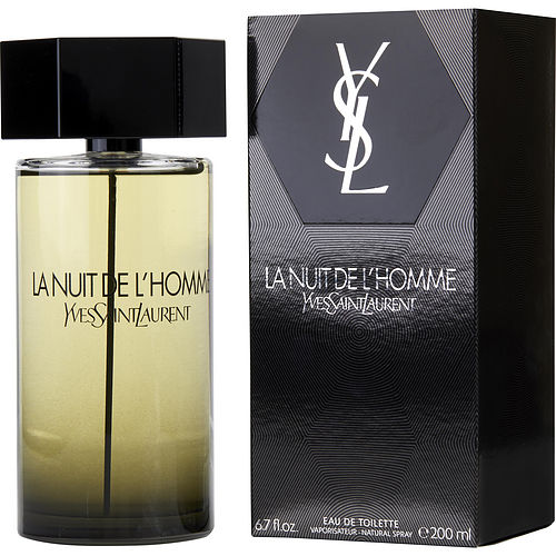 La Nuit De L'homme Yves Saint Laurent Eau De Toilette Spray (New Packaging) 6.7 oz