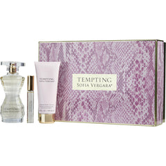 Tempting - Eau De Parfum Spray 3.4 Oz & Shimmer Body Lotion 3.4 Oz & Eau De Parfum Rollerball 0.33 Oz