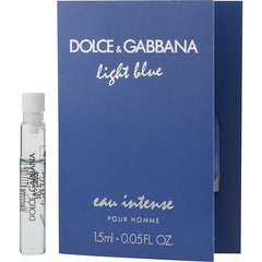 D & G Light Blue Eau Intense - Eau De Parfum Vial On Card