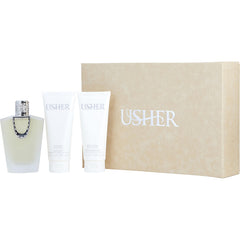 Usher - Eau De Parfum Spray 3.4 Oz & Body Lotion 3.4 Oz & Body Wash 3.4 Oz