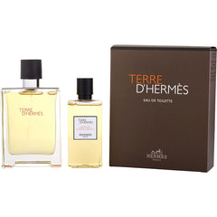 Terre D'hermes   Edt Spray 3.3 Oz & Hair And Body Shower Gel