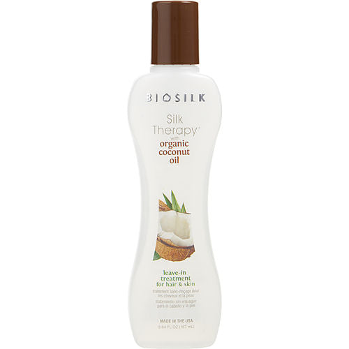 Biosilk Silk Therapy With Organic Coconut Oil Leave In Treatment 5.6 oz