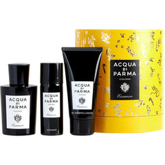 Acqua Di Parma Essenza   Eau De Cologne Spray 3.3 Oz & Shower Gel 2.5 Oz & Deodorant Spray 1.7 Oz