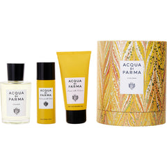 Acqua Di Parma Colonia   Eau De Cologne Spray 3.4 Oz & Deodorant Spray 1.7 Oz & Shower Gel 2.5 Oz