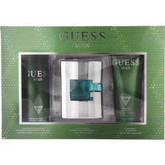 Guess Man  - Edt Spray 2.5 Oz & Deodorant Spray 6 Oz & Shower Gel 6.7 Oz