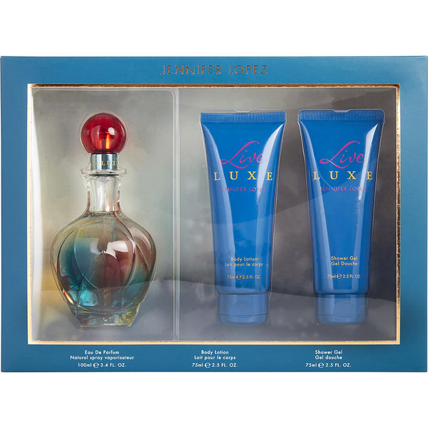 Live Luxe - Eau De Parfum Spray 3.4 Oz & Body Lotion 2.5 Oz & Shower Gel 2.5 Oz