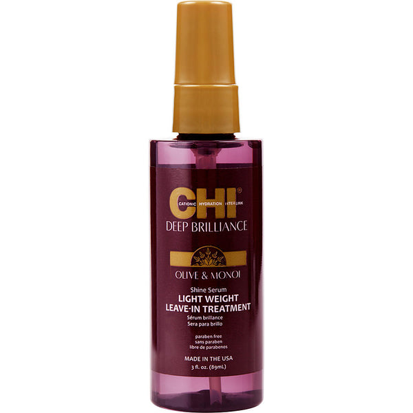 Chi - Deep Brilliance Olive & Monoi Shine Serum Lightweight Leave-in Treatment