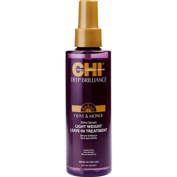 Chi - Deep Brilliance Olive & Monoi Shine Serum Lightweight Leave-in Treatment