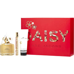 Marc Jacobs Daisy- Edt Spray 3.4 Oz & Luminous Body Lotion 2.5 Oz & Edt Spray 0.33 Oz Mini