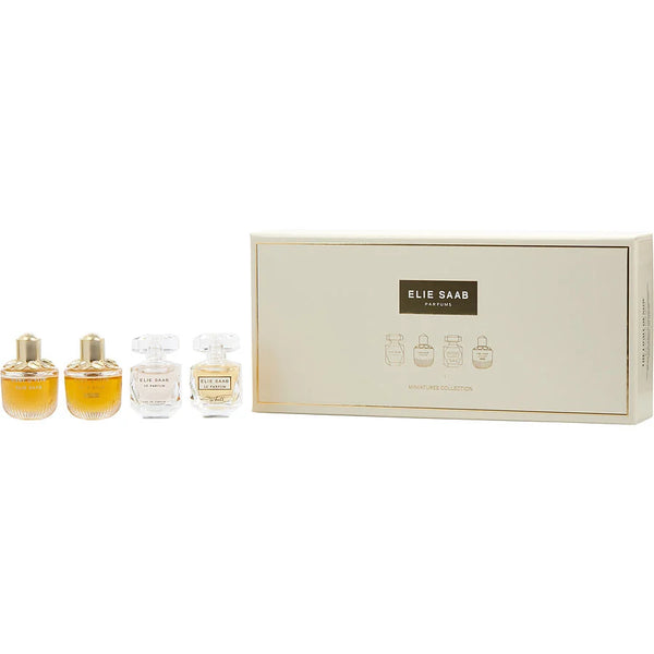 Elie Saab Variety   4 Piece Womens Mini Variety With Le Parfum & Le Parfum White & Girl Of Now & Girl Of Now Shine And All Are Eau De Parfum 0.25 Oz Mini