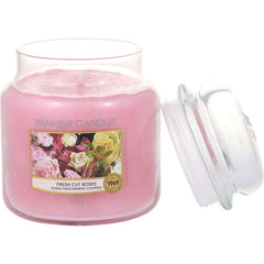 Yankee Candle - Fresh Cut Roses Scented Medium Jar
