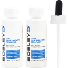 Bosley - Bosleymd Men's Hair Regrowth Treatment For Men Extra Strength Minoxidil 5% Topical Solution - Two Month Supply 2