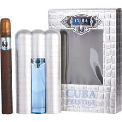 Cuba Prestige Platinum - Edt Spray 3 Oz & Edt Spray