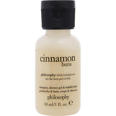 Philosophy Cinnamon Buns Shampoo, Shower Gel & Bubble Bath 30ml/1oz