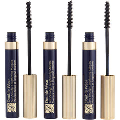 Estee Lauder - Double Wear Zero Smudge Lengthening Mascara Trio - # 01 Black 3x