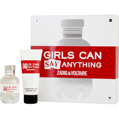 Zadig & Voltaire Girls Can Say Anything   Eau De Parfum Spray 1.6 Oz & Body Lotion