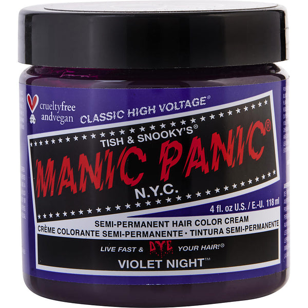 Manic Panic   High Voltage Semi permanent Hair Color Cream   # Violet Night