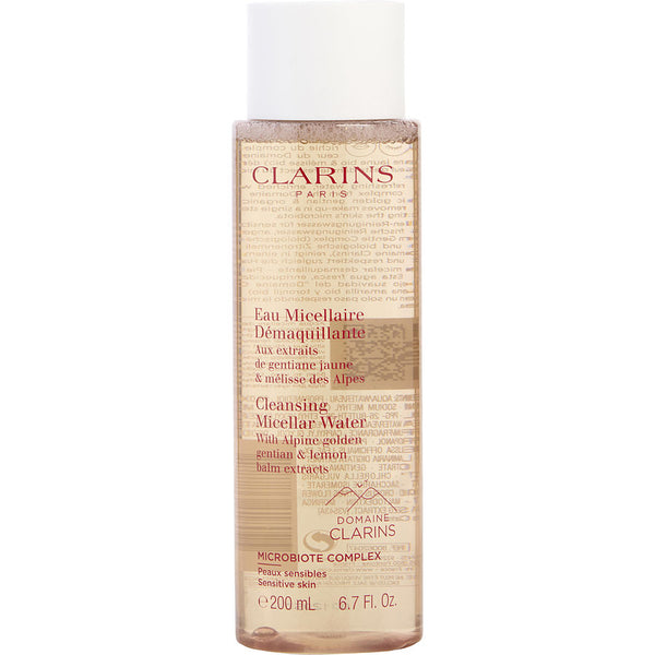 Clarins - Cleansing Micellar Water with Alpine Golden Gentian & Lemon Balm Extracts - Sensitive Skin