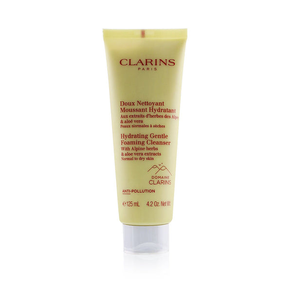 Clarins - Hydrating Gentle Foaming Cleanser with Alpine Herbs & Aloe Vera Extracts - Normal to Dry Skin