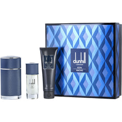 Dunhill Icon Racing Blue - Eau De Parfum Spray 3.4 Oz & Eau De Parfum Spray 1 Oz & Shower Gel 3 Oz