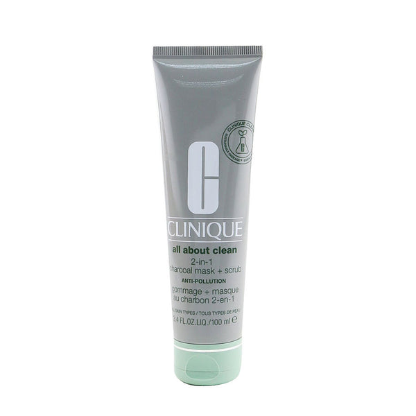 Clinique - All About Clean 2-in-1 Charcoal Mask + Scrub