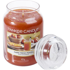 Yankee Candle   Farm Fresh Peach Scented Large Jar