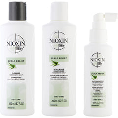 Nioxin - Scalp Relief 3 Piece Set (Cleanser 6.7oz, Conditioner 6.7oz, Serum)