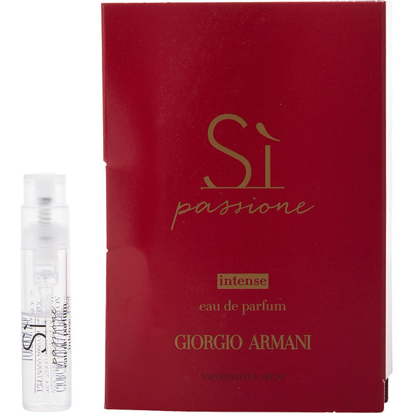 Armani Si Passione Intense   Eau De Parfum Vial On Card