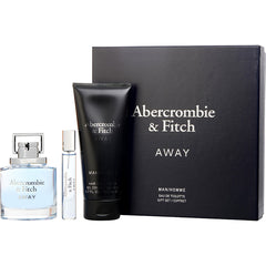 Abercrombie & Fitch Away   Edt Spray 3.4 Oz & Hair And Body Wash 6.7 Oz & Edt Travel Spray 0.5 Oz